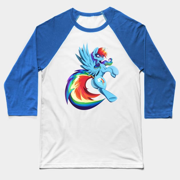 Rainbow Dash Baseball T-Shirt by RarieDash